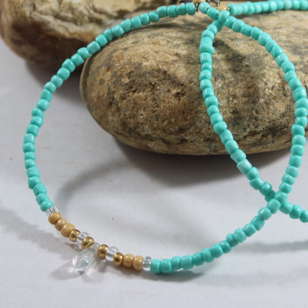 Handmade bead hoops